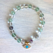 Load image into Gallery viewer, Fluorite + Clear Quartz