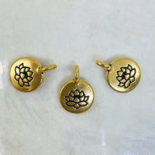 Load image into Gallery viewer, Lotus Charm