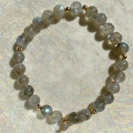 Labradorite Moon Bracelet