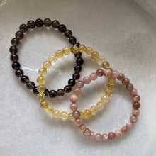 Load image into Gallery viewer, Smoky Quartz, Citrine and Moonstone. 
